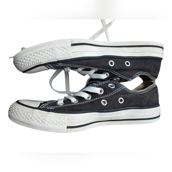 Converse All Star 5 Tongue Sneakers Men's 3 Women's 5 Black White - Picture 5 of 9